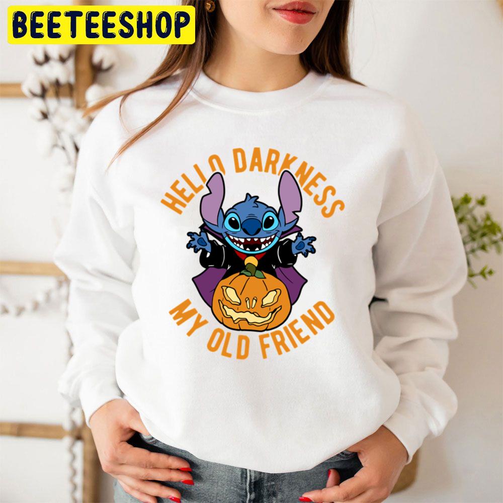 Hello Darkness My Old Friend Stitch Pumpkin Halloween Trending Unisex Sweatshirt Hello Darkness My Old Friend Stitch Pumpkin Halloween Trending Unisex Sweatshirt
