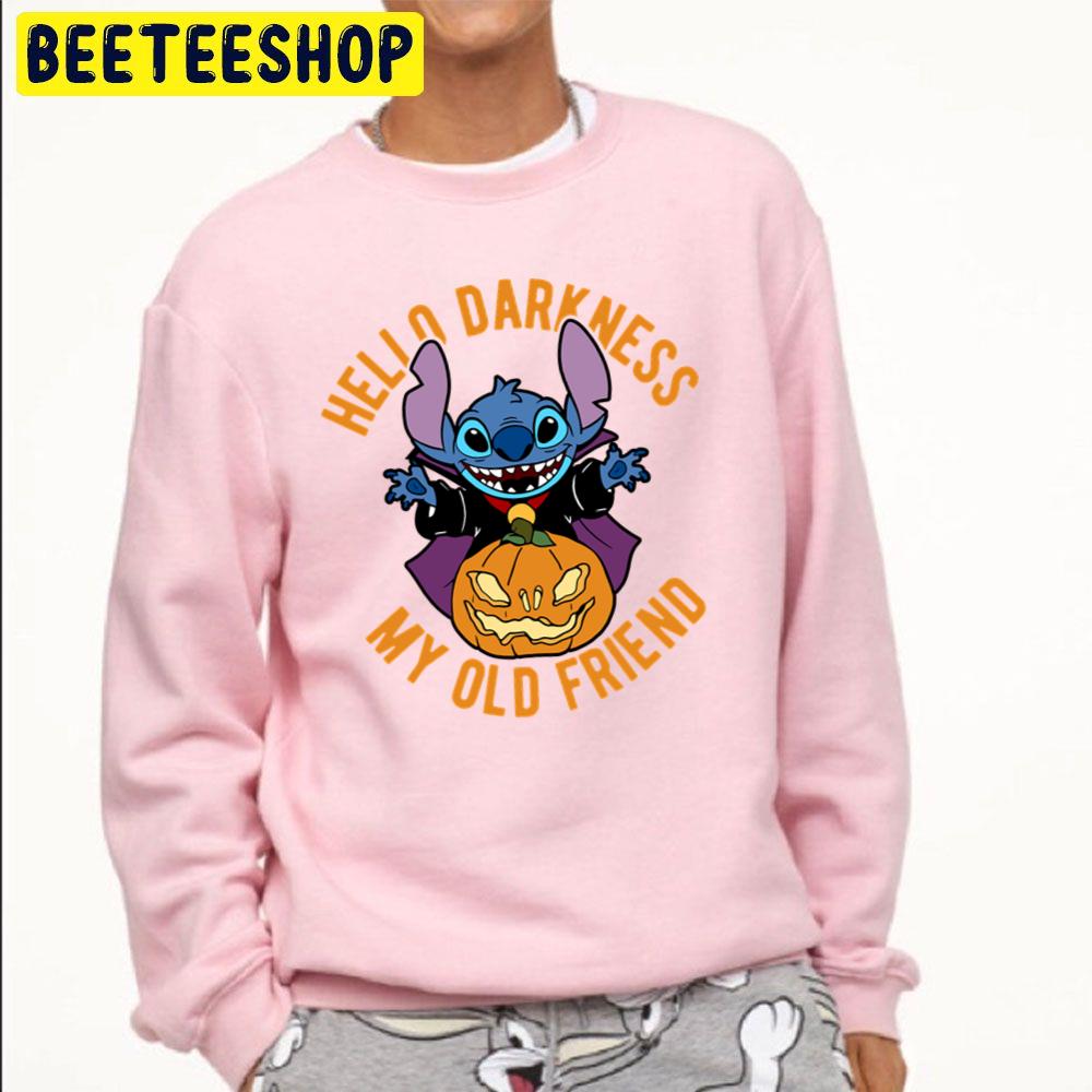 Hello Darkness My Old Friend Stitch Pumpkin Halloween Trending Unisex Sweatshirt Hello Darkness My Old Friend Stitch Pumpkin Halloween Trending Unisex Sweatshirt