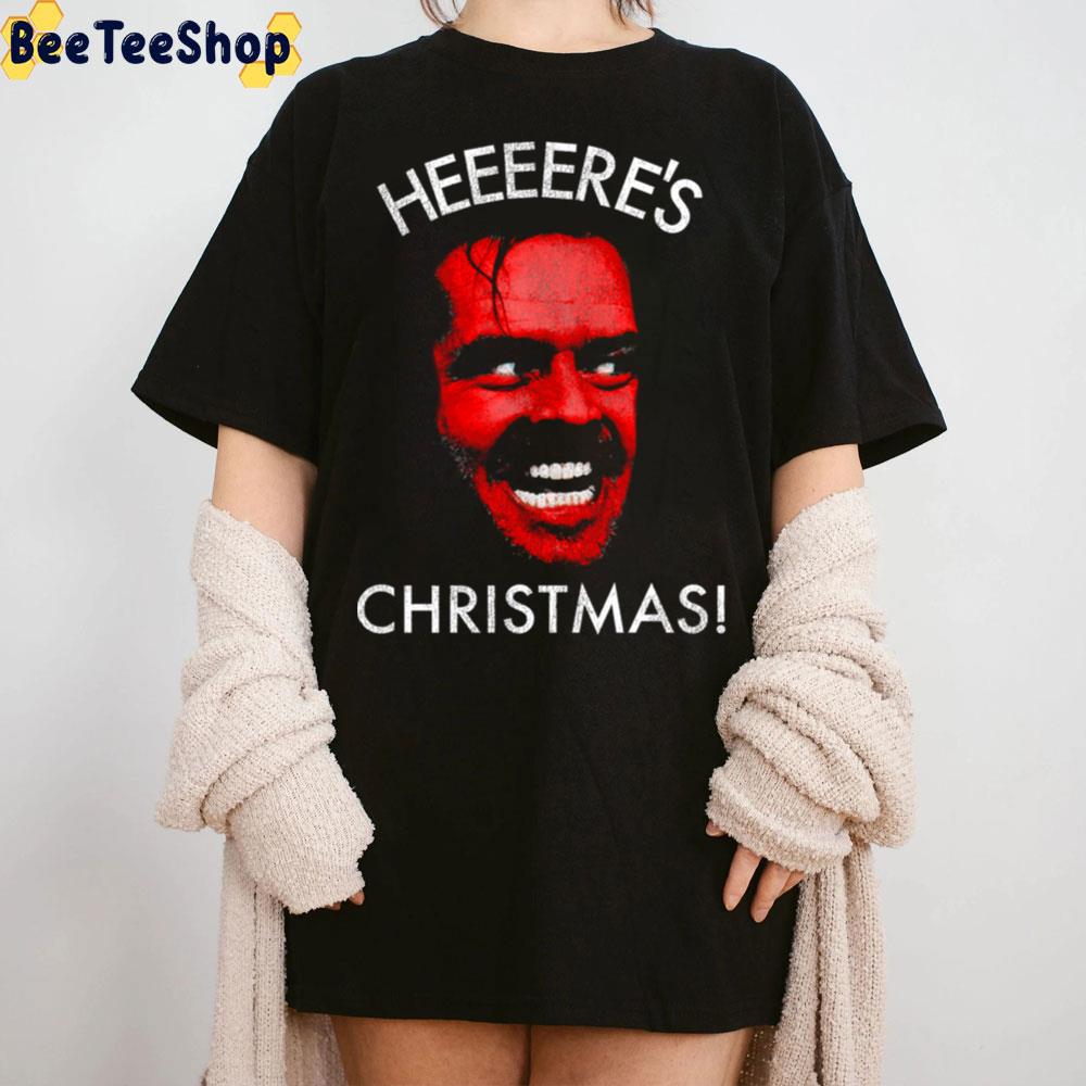 Here's Christmas The Shining Jack Torrance Claus Halloween Trending Unisex Sweatshirt Here's Christmas The Shining Jack Torrance Claus Halloween Trending Unisex Sweatshirt
