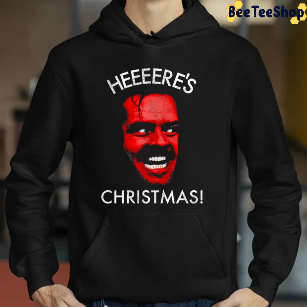 Here's Christmas The Shining Jack Torrance Claus Halloween Trending Unisex Sweatshirt Here's Christmas The Shining Jack Torrance Claus Halloween Trending Unisex Sweatshirt