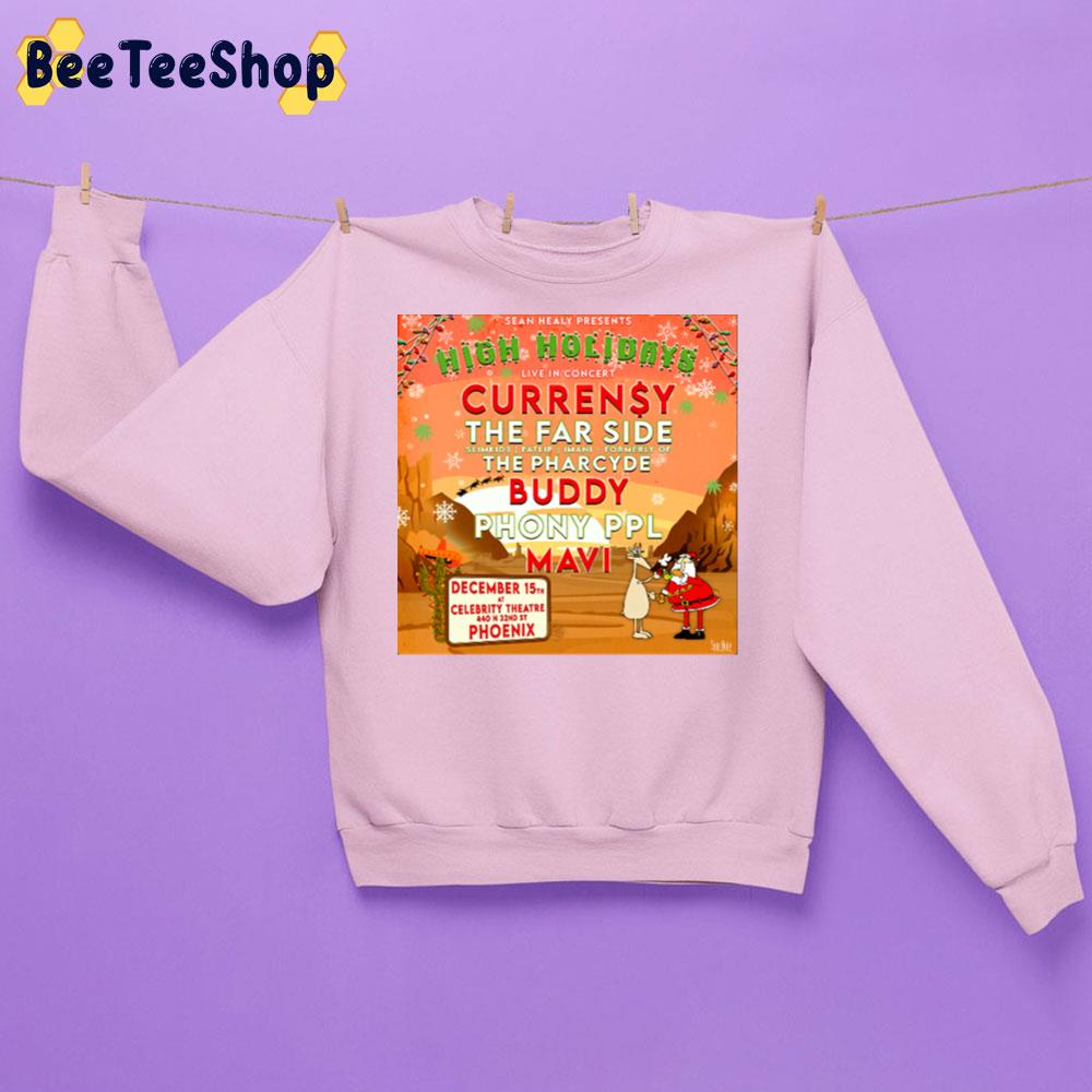 High Holidays Curensy The Far Side The Pharcyde Buddy Phony Ppl Mavi 2022 Unisex Sweatshirt High Holidays Curensy The Far Side The Pharcyde Buddy Phony Ppl Mavi 2022 Unisex Sweatshirt