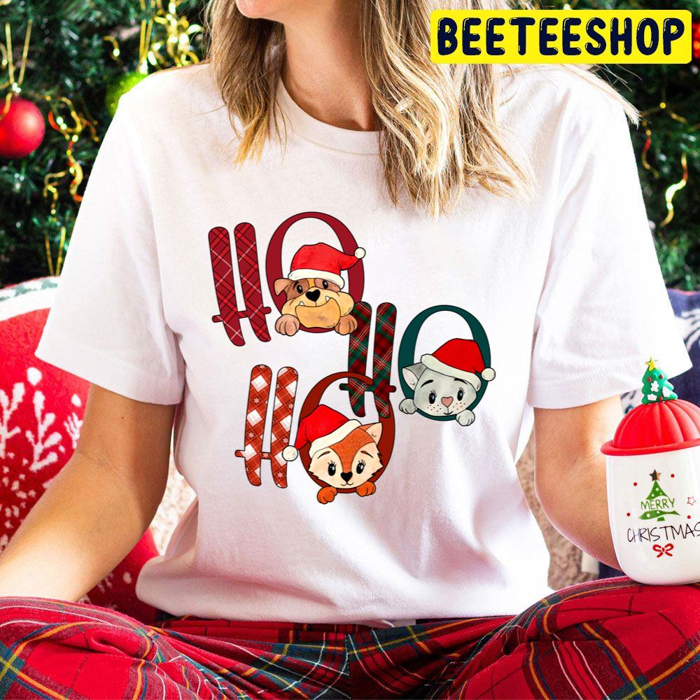 Ho Ho Ho Animal Cute Dogs And Cats Christmas Trending Unisex Hoodie Ho Ho Ho Animal Cute Dogs And Cats Christmas Trending Unisex Hoodie