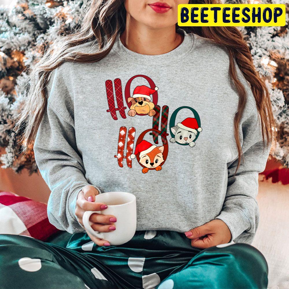 Ho Ho Ho Animal Cute Dogs And Cats Christmas Trending Unisex Hoodie Ho Ho Ho Animal Cute Dogs And Cats Christmas Trending Unisex Hoodie