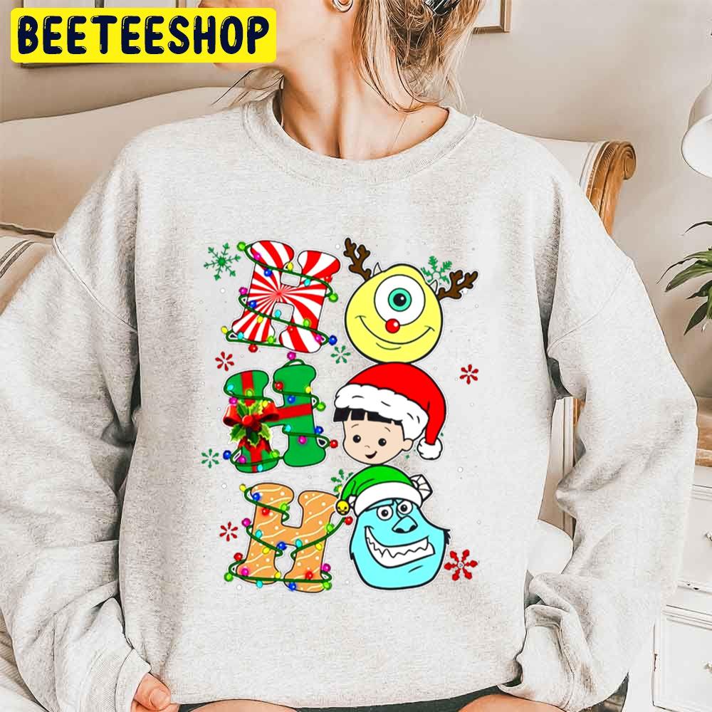 Ho Ho Ho Monster Inc Christmas Trending Unisex Sweatshirt Ho Ho Ho Monster Inc Christmas Trending Unisex Sweatshirt