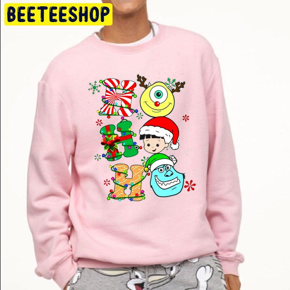 Ho Ho Ho Monster Inc Christmas Trending Unisex Sweatshirt Ho Ho Ho Monster Inc Christmas Trending Unisex Sweatshirt