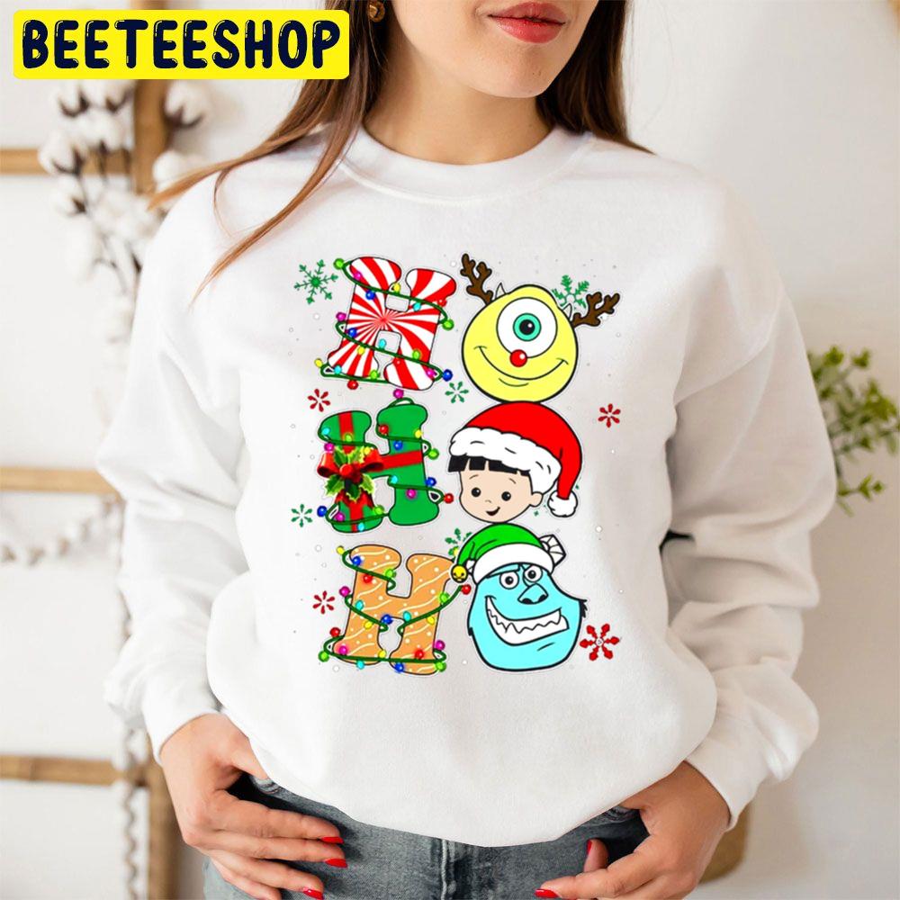 Ho Ho Ho Monster Inc Christmas Trending Unisex Sweatshirt Ho Ho Ho Monster Inc Christmas Trending Unisex Sweatshirt