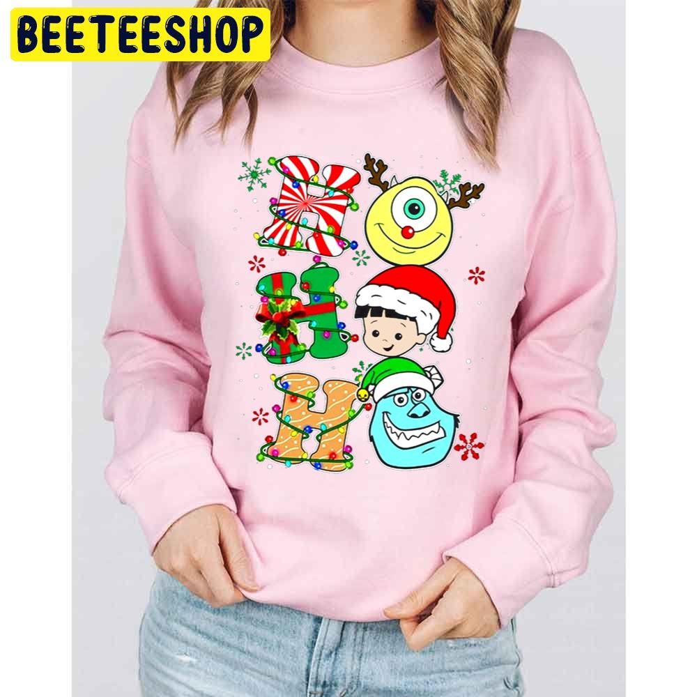 Ho Ho Ho Monster Inc Christmas Trending Unisex Sweatshirt Ho Ho Ho Monster Inc Christmas Trending Unisex Sweatshirt