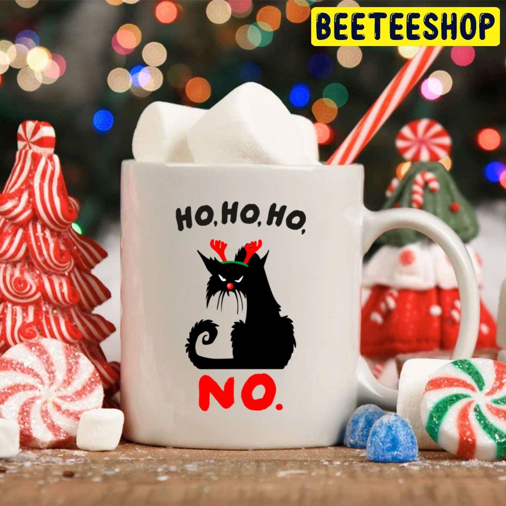 Ho Ho Ho No Cat Christmas Trending Unisex Hoodie Ho Ho Ho No Cat Christmas Trending Unisex Hoodie