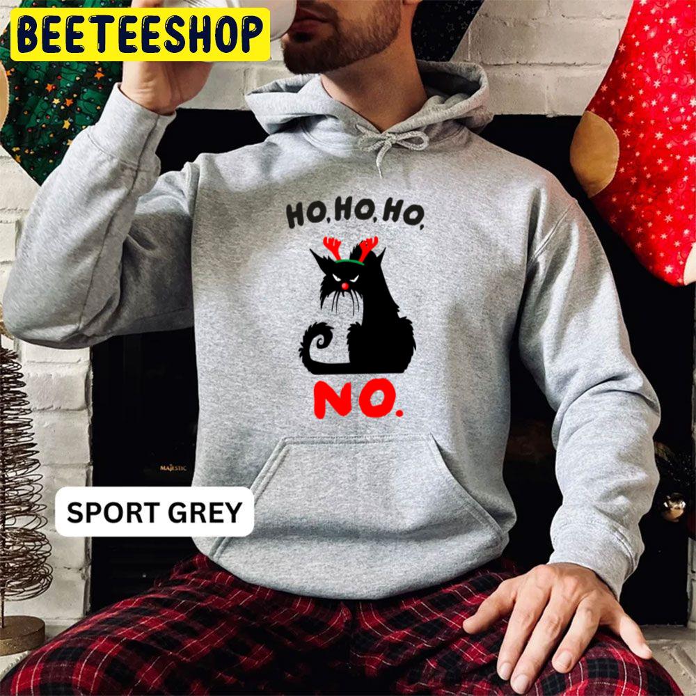 Ho Ho Ho No Cat Christmas Trending Unisex Hoodie Ho Ho Ho No Cat Christmas Trending Unisex Hoodie