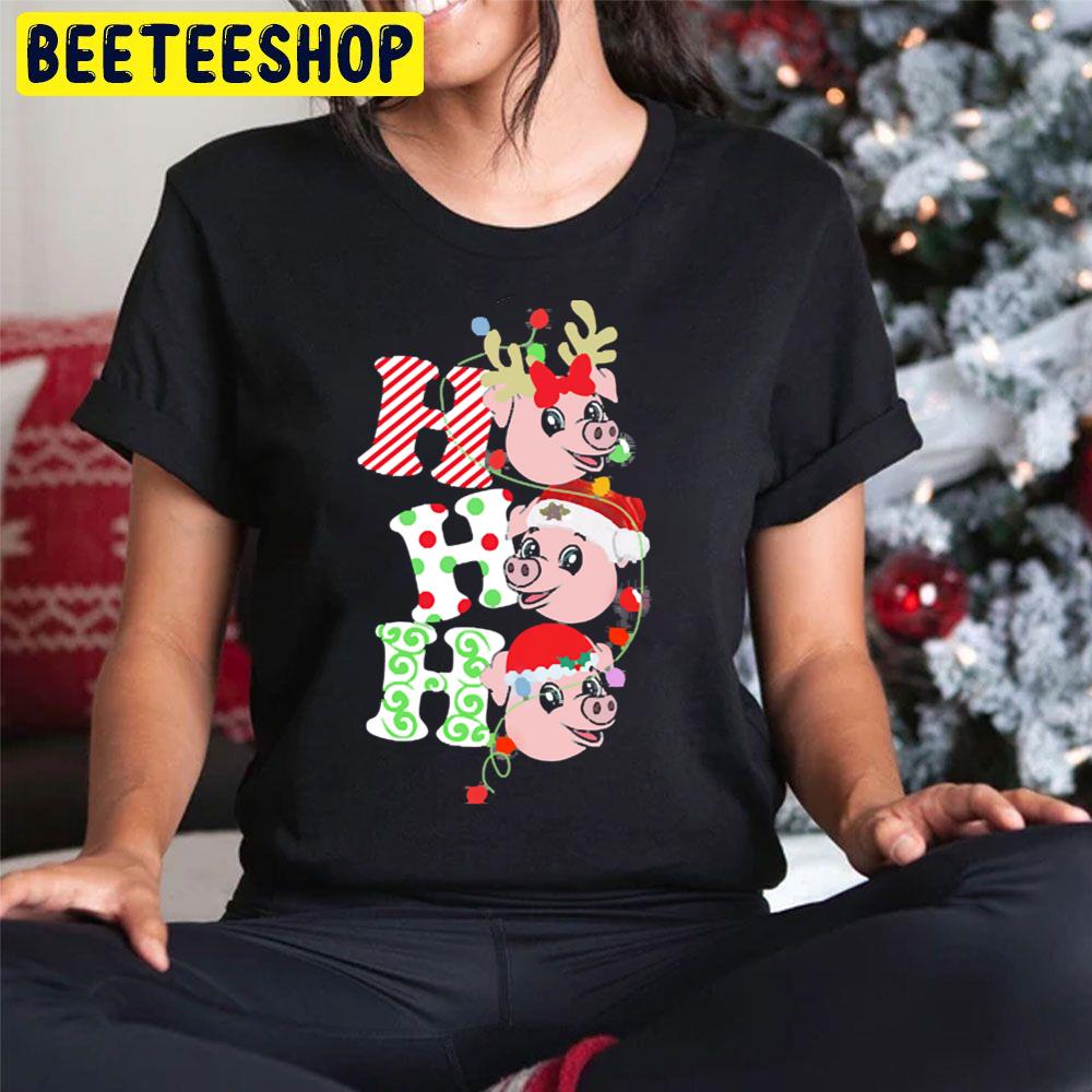 Ho Ho Ho Pig Christmas Trending Unisex Hoodie Ho Ho Ho Pig Christmas Trending Unisex Hoodie