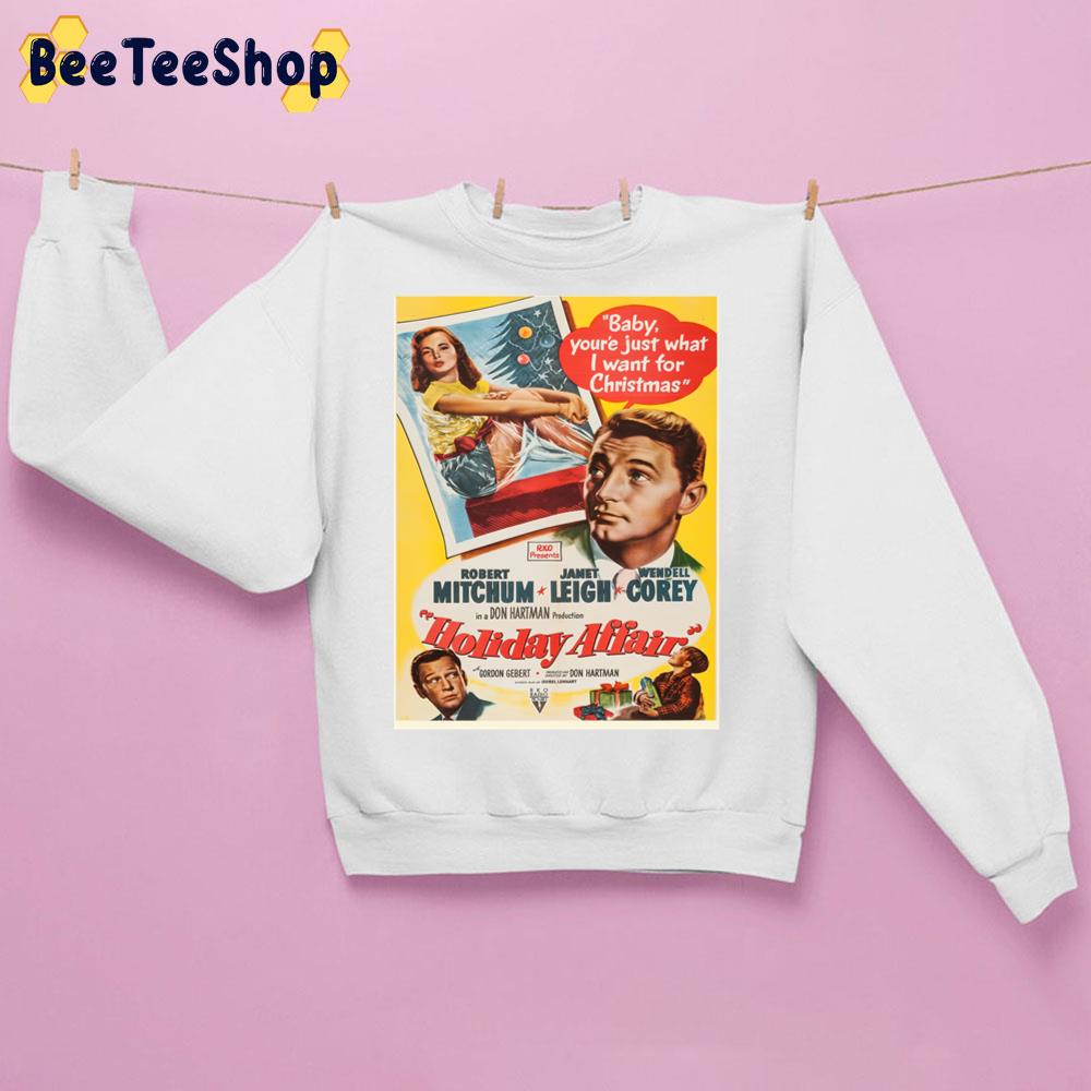 Holiday Affair 1949 Hi Resolution Theatrical Release Movie Trending Unisex Sweatshirt Holiday Affair 1949 Hi Resolution Theatrical Release Movie Trending Unisex Sweatshirt