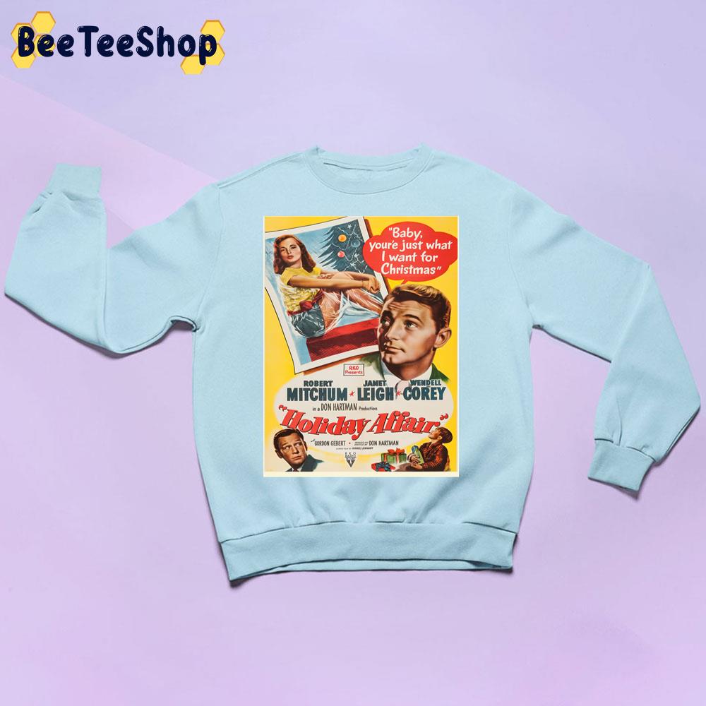 Holiday Affair 1949 Hi Resolution Theatrical Release Movie Trending Unisex Sweatshirt Holiday Affair 1949 Hi Resolution Theatrical Release Movie Trending Unisex Sweatshirt