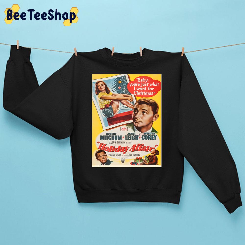 Holiday Affair 1949 Hi Resolution Theatrical Release Movie Trending Unisex Sweatshirt Holiday Affair 1949 Hi Resolution Theatrical Release Movie Trending Unisex Sweatshirt