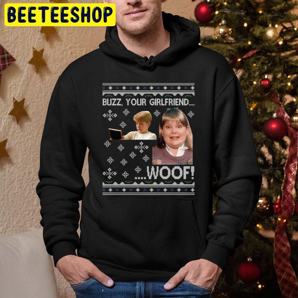 Home Alone Buzz Your Girlfriend Wood Christmas Trending Unisex Hoodie Home Alone Buzz Your Girlfriend Wood Christmas Trending Unisex Hoodie