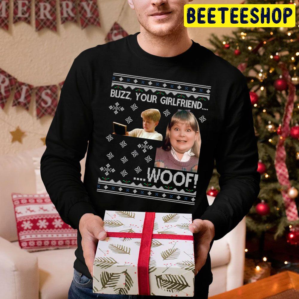 Home Alone Buzz Your Girlfriend Wood Christmas Trending Unisex Hoodie Home Alone Buzz Your Girlfriend Wood Christmas Trending Unisex Hoodie