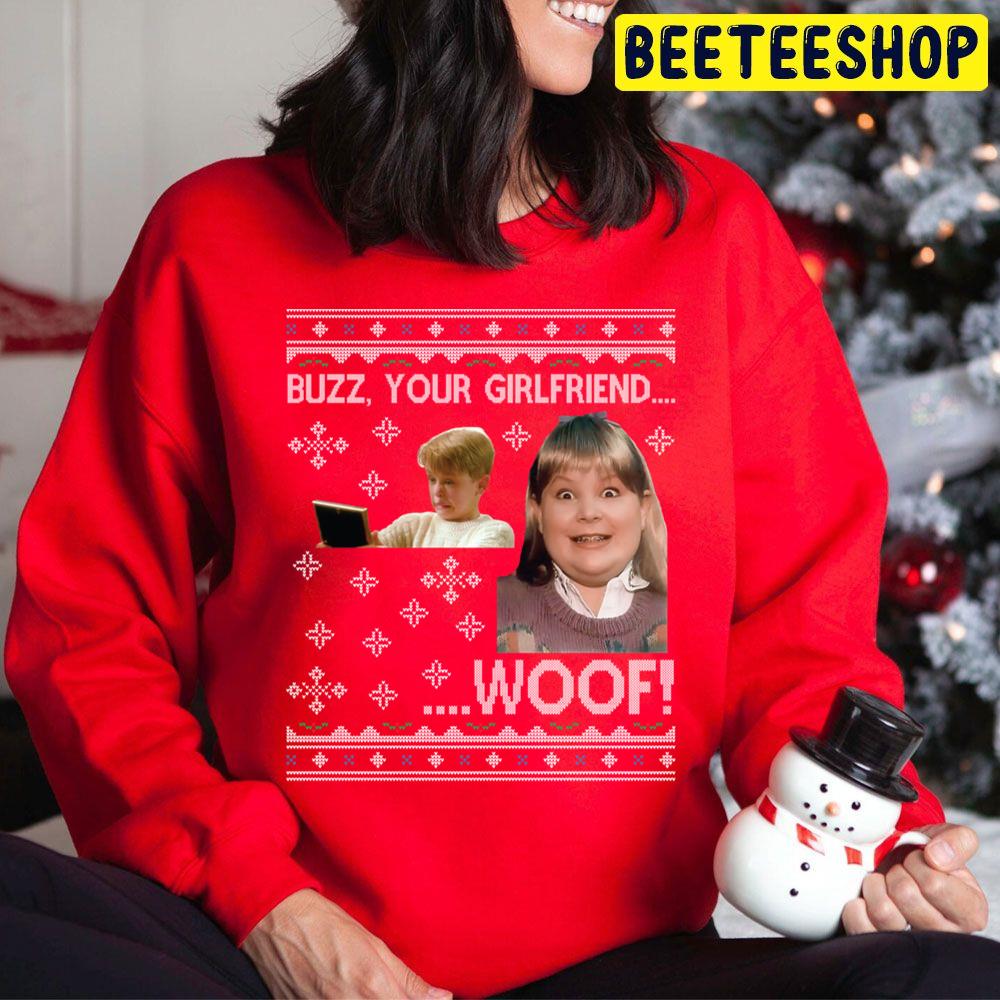 Home Alone Buzz Your Girlfriend Wood Christmas Trending Unisex Hoodie Home Alone Buzz Your Girlfriend Wood Christmas Trending Unisex Hoodie
