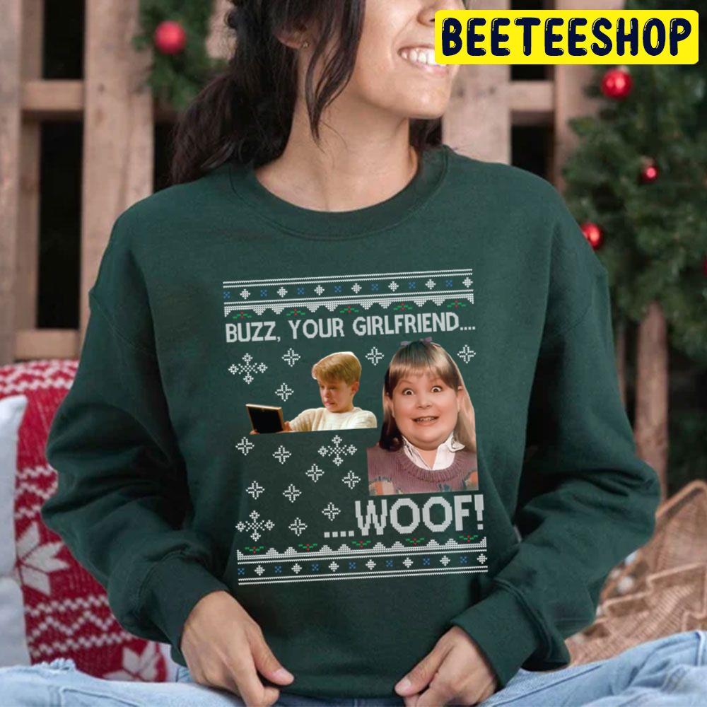 Home Alone Buzz Your Girlfriend Wood Christmas Trending Unisex Hoodie Home Alone Buzz Your Girlfriend Wood Christmas Trending Unisex Hoodie