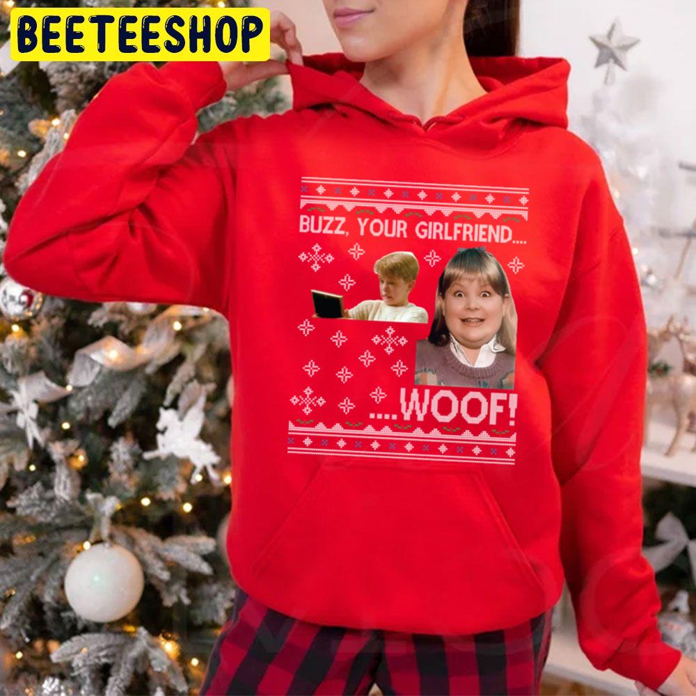 Home Alone Buzz Your Girlfriend Wood Christmas Trending Unisex Hoodie Home Alone Buzz Your Girlfriend Wood Christmas Trending Unisex Hoodie