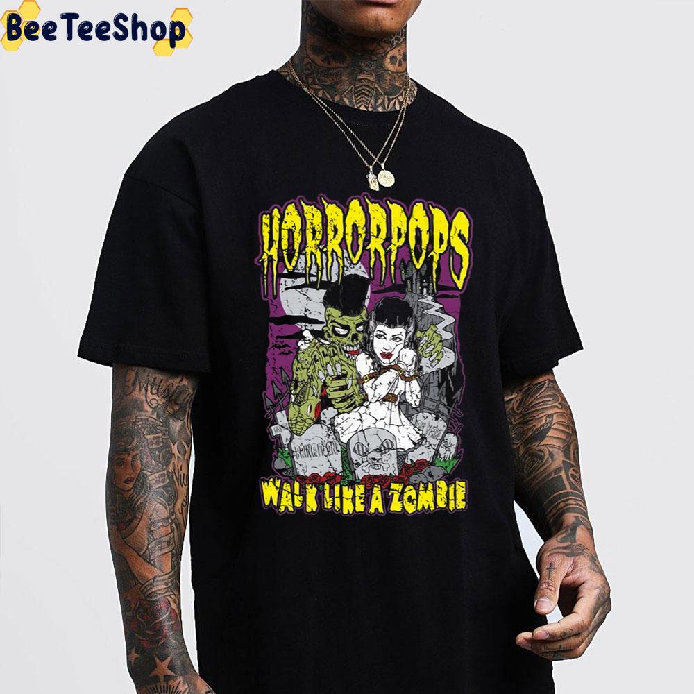 Horrorpops Walk Like A Zombie Halloween Trending Unisex Sweatshirt Horrorpops Walk Like A Zombie Halloween Trending Unisex Sweatshirt