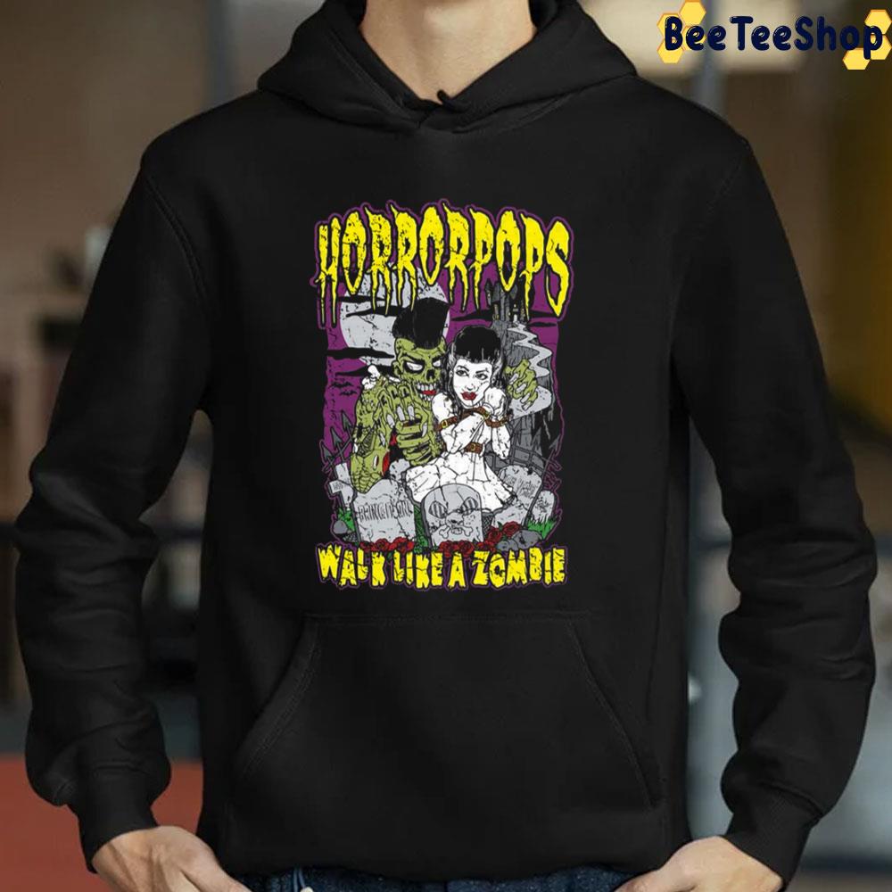 Horrorpops Walk Like A Zombie Halloween Trending Unisex Sweatshirt Horrorpops Walk Like A Zombie Halloween Trending Unisex Sweatshirt
