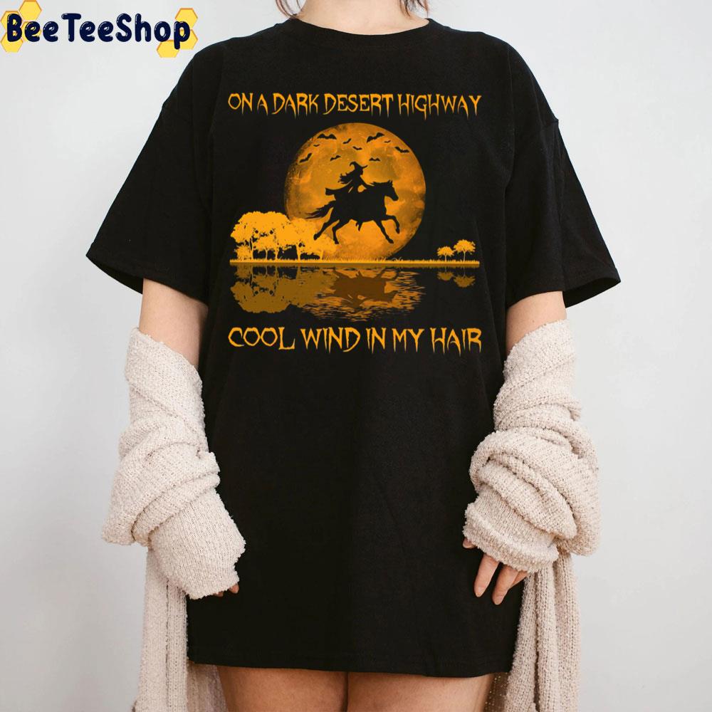 Horse Halloween On A Dark Desert Highway Cool Wind In My Hair Witch And Hourse Trending Unisex Sweatshirt Horse Halloween On A Dark Desert Highway Cool Wind In My Hair Witch And Hourse Trending Unisex Sweatshirt
