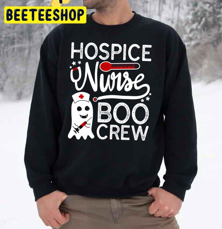 Hospice Nurse Boo Crew Ghost Nurse Halloween Trending Unisex Sweatshirt Hospice Nurse Boo Crew Ghost Nurse Halloween Trending Unisex Sweatshirt