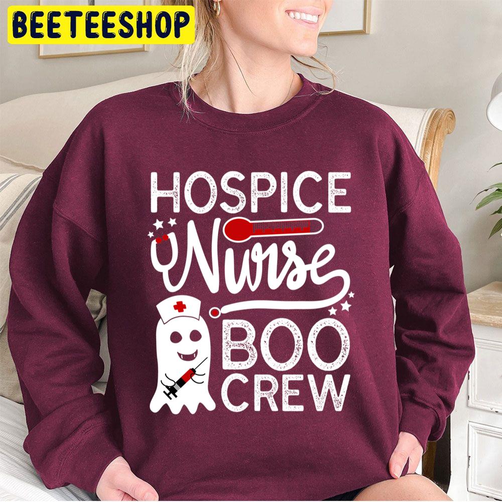 Hospice Nurse Boo Crew Ghost Nurse Halloween Trending Unisex Sweatshirt Hospice Nurse Boo Crew Ghost Nurse Halloween Trending Unisex Sweatshirt