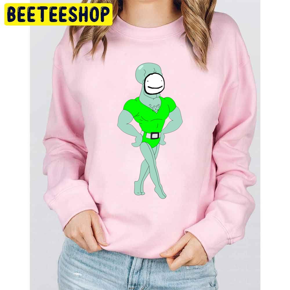 Hot Squidward's Dream Mask Cosplay Dream Face Trending Unisex Sweatshirt Hot Squidward's Dream Mask Cosplay Dream Face Trending Unisex Sweatshirt