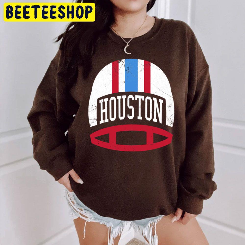 Houston Texans Football Retro Helmet Trending Unisex Sweatshirt Houston Texans Football Retro Helmet Trending Unisex Sweatshirt
