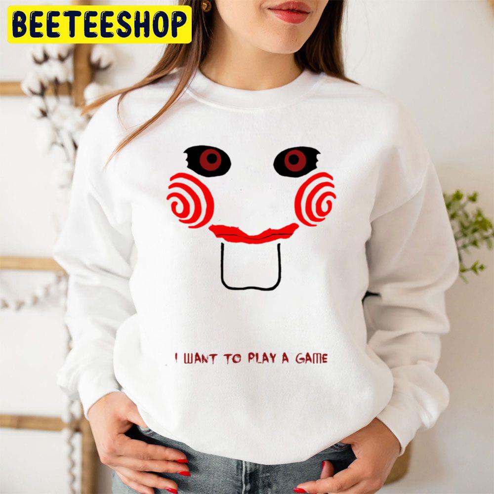 I Want To Play A Game Jigsaw Halloween Trending Unisex Sweatshirt I Want To Play A Game Jigsaw Halloween Trending Unisex Sweatshirt