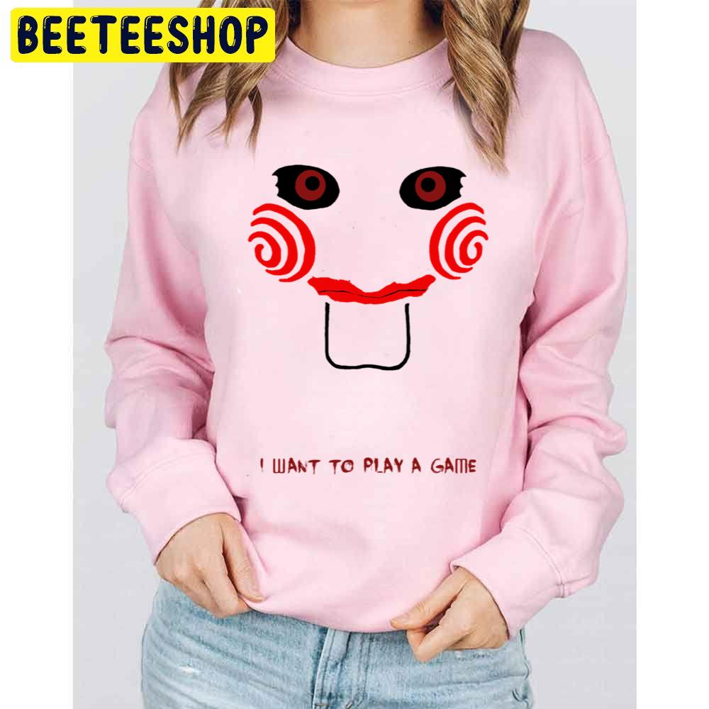 I Want To Play A Game Jigsaw Halloween Trending Unisex Sweatshirt I Want To Play A Game Jigsaw Halloween Trending Unisex Sweatshirt