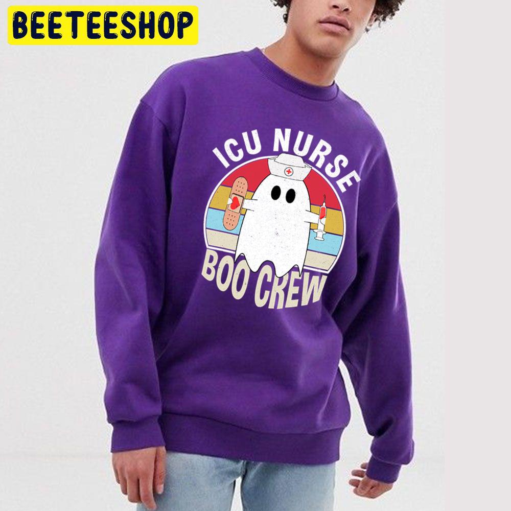 Icu Nurse Boo Crew Ghost Funny Halloween Trending Unisex Sweatshirt Icu Nurse Boo Crew Ghost Funny Halloween Trending Unisex Sweatshirt