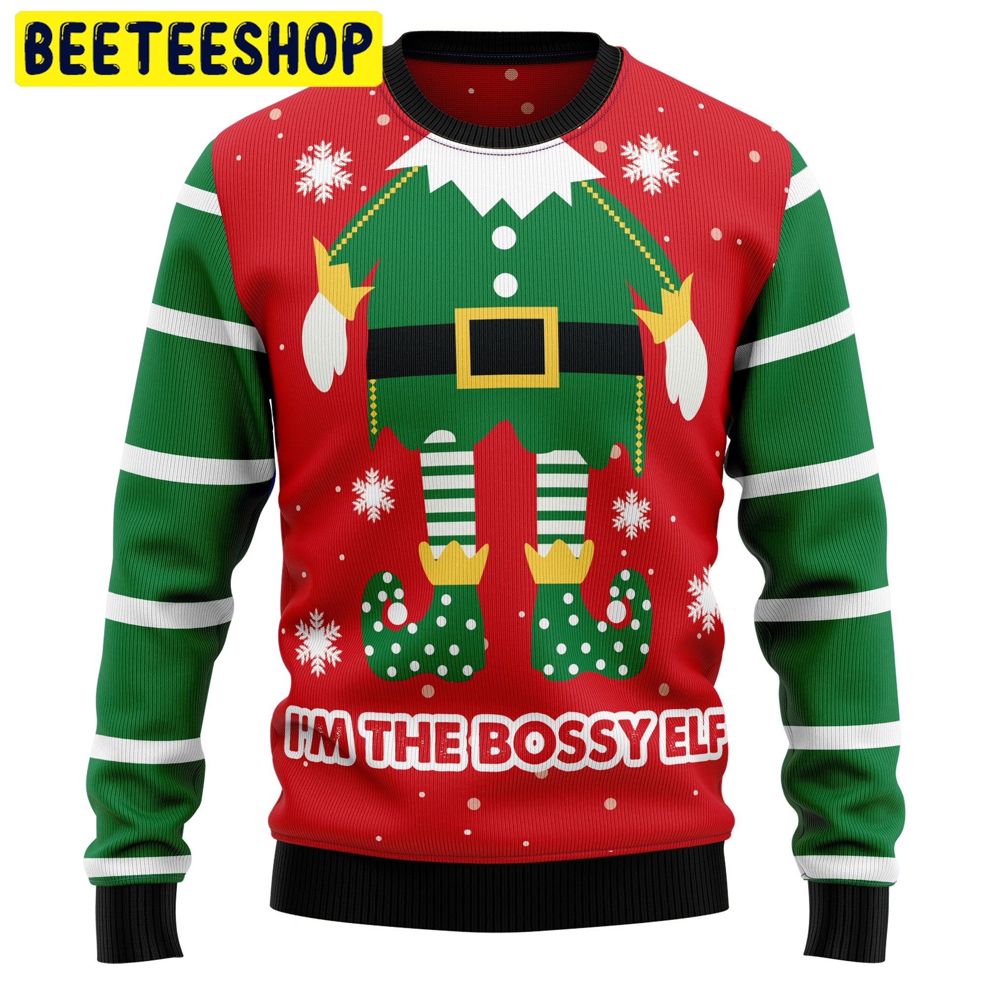 I'm The Bossy Elf Trending Ugly Christmas Sweatshirt I'm The Bossy Elf Trending Ugly Christmas Sweatshirt