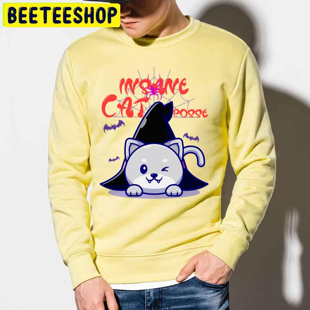 Insane Cat Posse Halloween Trending Unisex Sweatshirt Insane Cat Posse Halloween Trending Unisex Sweatshirt