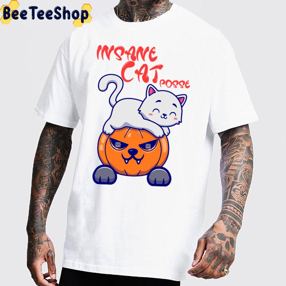 Insane Cat Posse Pumpkin Halloween Trending Unisex Sweatshirt Insane Cat Posse Pumpkin Halloween Trending Unisex Sweatshirt