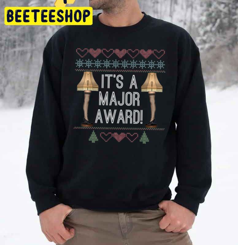 I'ts A Major Award Funny Christmas Fragile Leg Halloween Trending Unisex Sweatshirt I'ts A Major Award Funny Christmas Fragile Leg Halloween Trending Unisex Sweatshirt