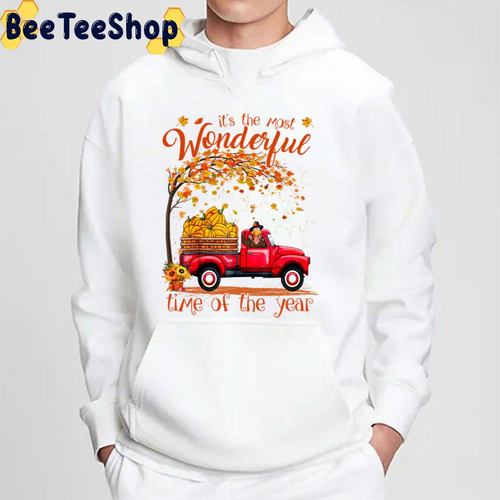 It’s The Most Wonderful Time Of The Year Thanksgiving Turkey Truck Trending Unisex Sweatshirt It’s The Most Wonderful Time Of The Year Thanksgiving Turkey Truck Trending Unisex Sweatshirt