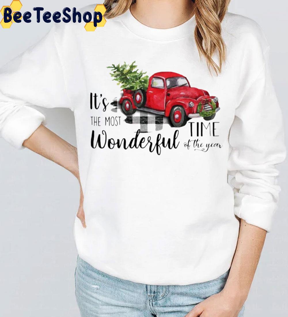 It’s The Most Wonderful Time Of Year Christmas Truck Trending Unisex Sweatshirt It’s The Most Wonderful Time Of Year Christmas Truck Trending Unisex Sweatshirt