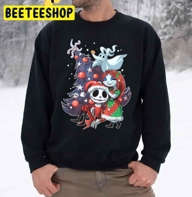 Jack And Sally Night Before Chritsmas Unisex Sweatshirt Jack And Sally Night Before Chritsmas Unisex Sweatshirt