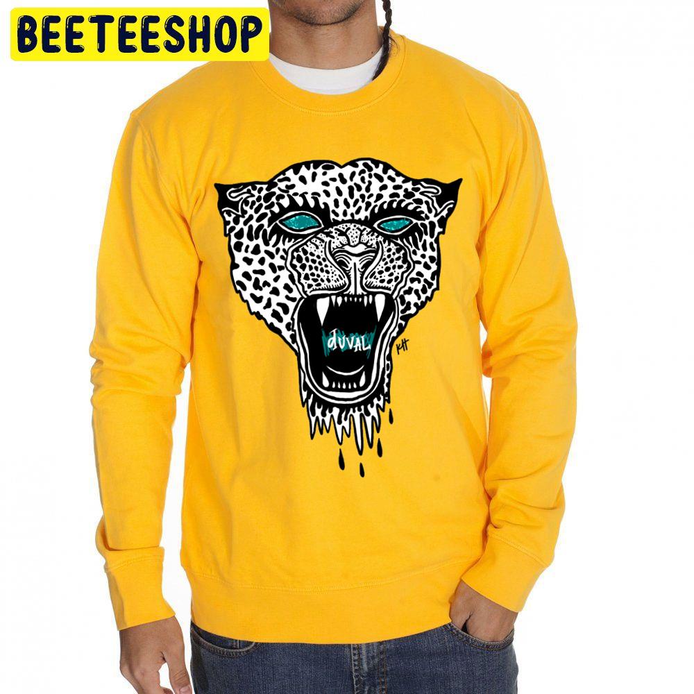 Jacksonville Jaguars Logo Football Team Trending Unisex Sweatshirt Jacksonville Jaguars Logo Football Team Trending Unisex Sweatshirt