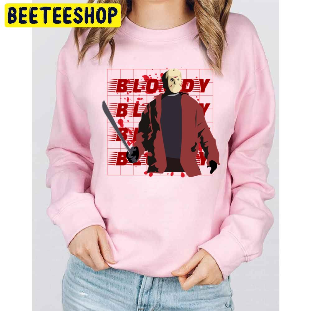Jason Voorhees Bloody Halloween Trending Unisex Sweatshirt Jason Voorhees Bloody Halloween Trending Unisex Sweatshirt