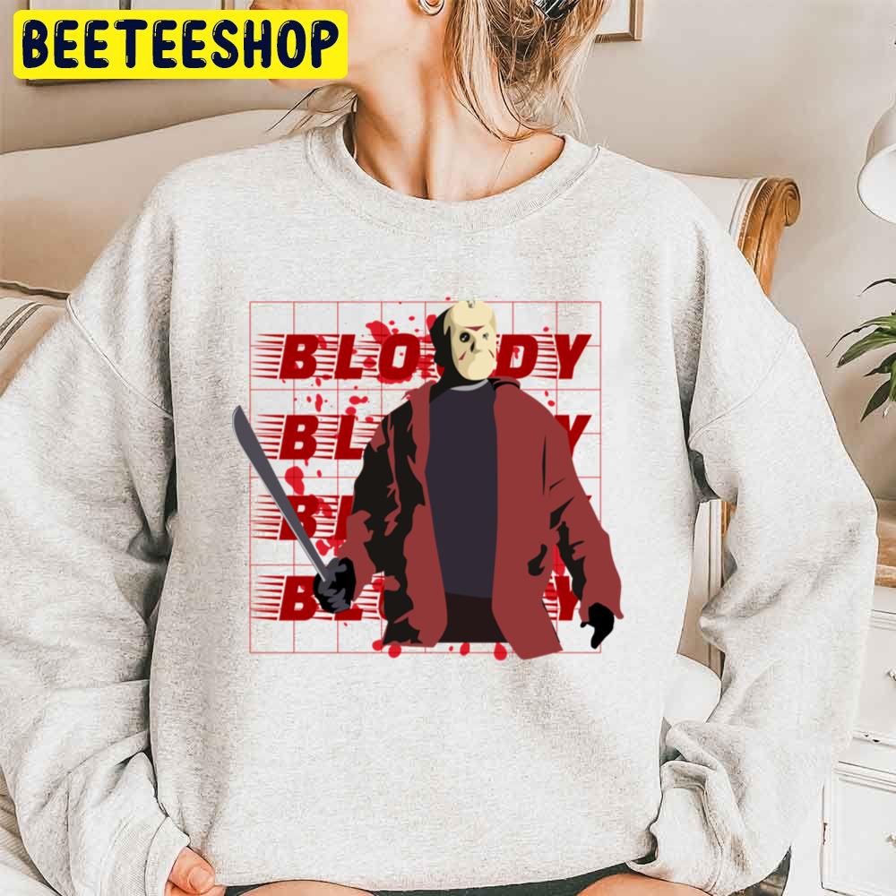 Jason Voorhees Bloody Halloween Trending Unisex Sweatshirt Jason Voorhees Bloody Halloween Trending Unisex Sweatshirt
