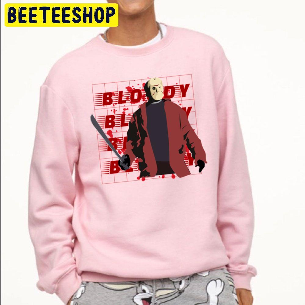 Jason Voorhees Bloody Halloween Trending Unisex Sweatshirt Jason Voorhees Bloody Halloween Trending Unisex Sweatshirt