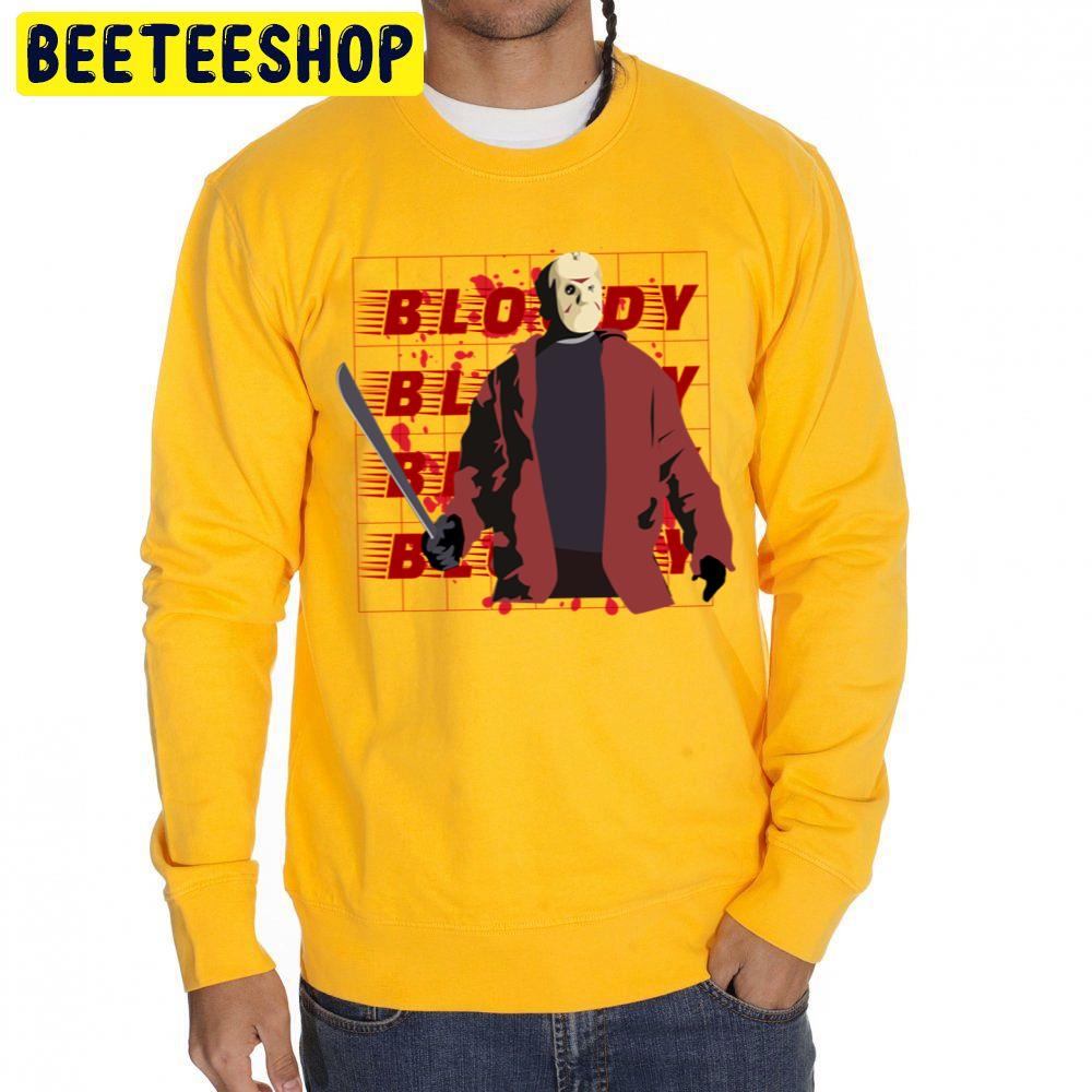 Jason Voorhees Bloody Halloween Trending Unisex Sweatshirt Jason Voorhees Bloody Halloween Trending Unisex Sweatshirt