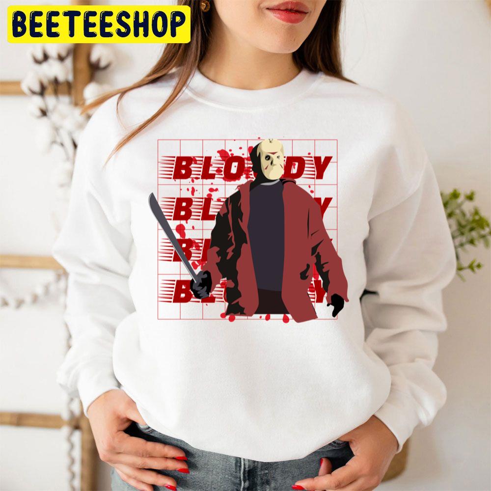 Jason Voorhees Bloody Halloween Trending Unisex Sweatshirt Jason Voorhees Bloody Halloween Trending Unisex Sweatshirt