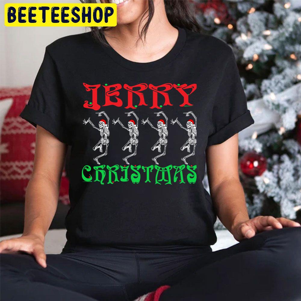Jerry Christmas Skeleton Dacing Trending Unisex Hoodie Jerry Christmas Skeleton Dacing Trending Unisex Hoodie