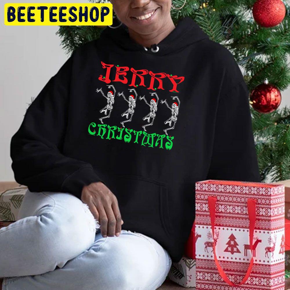 Jerry Christmas Skeleton Dacing Trending Unisex Hoodie Jerry Christmas Skeleton Dacing Trending Unisex Hoodie