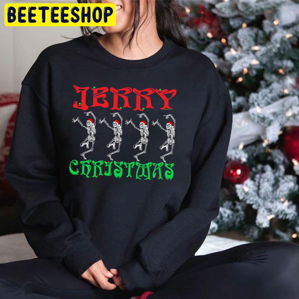 Jerry Christmas Skeleton Dacing Trending Unisex Hoodie Jerry Christmas Skeleton Dacing Trending Unisex Hoodie