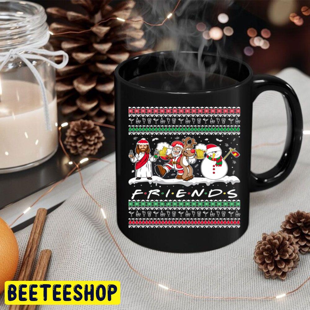 Jesus Santa Reindeer And Snowman Friends Christmas Trending Unisex Hoodie Jesus Santa Reindeer And Snowman Friends Christmas Trending Unisex Hoodie