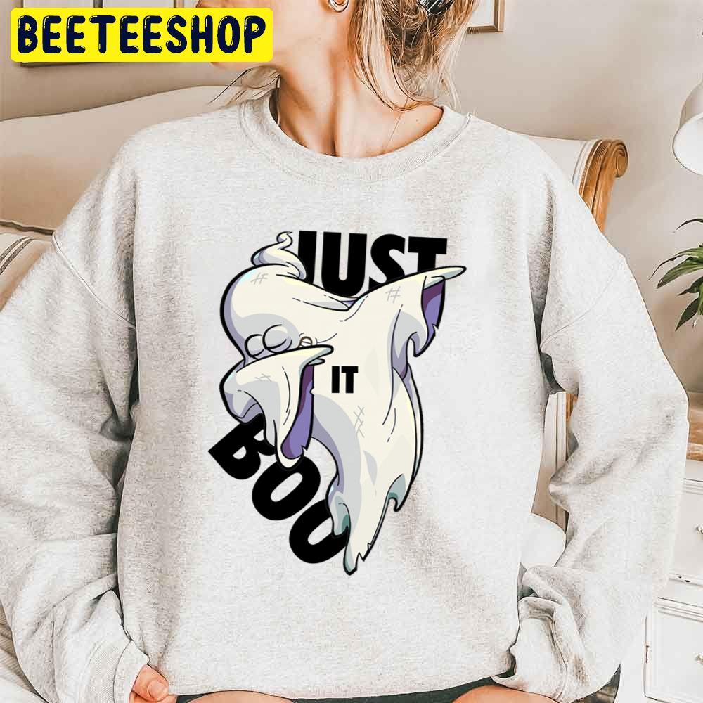 Just Boo It Halloween Nike Design Trending Unisex Sweatshirt Just Boo It Halloween Nike Design Trending Unisex Sweatshirt